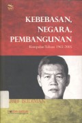 Kebebasan, Negara, Pembangunan - (5586)