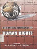 INTERNATIONAL DIMENSION OF THE HUMAN RIGHTS: Volume 3