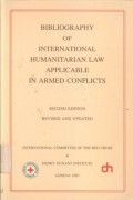 Bibliography of international humanitarian law applicable in armed conflicts