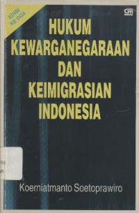 Hukum kewarganegaraan dan keimigrasian Indonesia