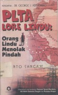 PLTA Lore Lindu: orang Lindu menolak pindah