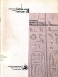 Assessing the Effectiveness of National Human Rights Institutions