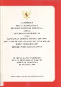 Pidato Kenegaraan Presiden Republik Indonesia serta Keterangan Pemerintah - (5916)