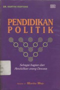 Pendidikan politik: sebagai bagian dari pendidikan orang dewasa