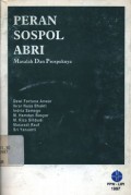 Peran sospol ABRI: masalah dan prospeknya