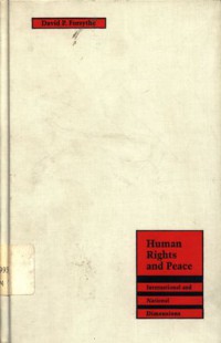 Human Rights and Peace: International and National Dimensions