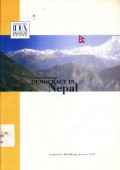 Consolidating democracy in Nepal: assessment mission report