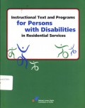 Instructional Text and Programs for Persons with Disabilities in Residential Services