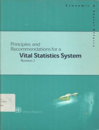 Principles and recommendations for a vital statistics system, Revision 2