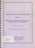 The rights way to development: Manual for a human rights approach to development assistance