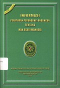 Informasi peraturan perundang-undangan tentang hak asasi manusia