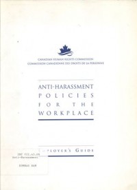 Anti-Harassment policies for the workplace: Employer