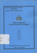 Pedoman administrasi penanganan pengaduan masyarakat