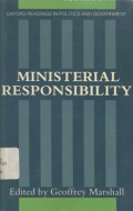 Ministerial responsibility