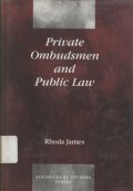 Private ombudsman and public law