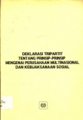 Deklarasi Tripartit tentang Prinsip-prinsip mengenai Perusahaan Multinasional dan Kebijaksanaan Sosial