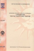 Sustaining economic growth in Indonesia: a framework for the Twenty-first Century