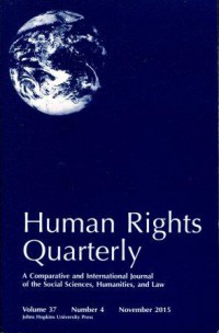 Human Rights Quarterly Volume 37 Number 4 November 2015