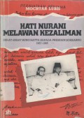 Hati nurani melawan kezaliman: surat-surat Bung Hatta kepada Presiden Soekarno 1957-1965