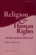 Religion & Human Rights: An International Journal Volume 10, Issue 2, 2015