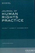 Journal of Human Rights Practice Volume 7 Number 3 July 2015