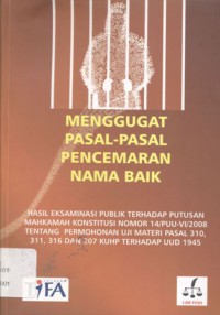 Menguak Pasal-Pasal Pencemaran Nama Baik