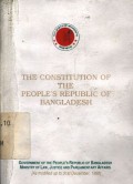 The Constitution of the People's Republic of Bangladesh