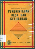 Tinjauan sepentas tentang: pemerintahan desa dan kelurahan