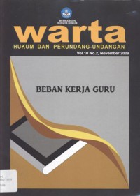 Warta Hukum Dan Perundang-undangan Vol 10 No.2 November 2009__(6600)_