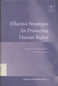 Effective Strategies for Protecting Human Rights: Prevention and Intervention, Trade and Education