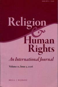Religion & Human Rights: An International Journal Volume 11, Issue 3, 2016