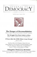 Journal of Democracy July 2016, Volume 27, Number 3