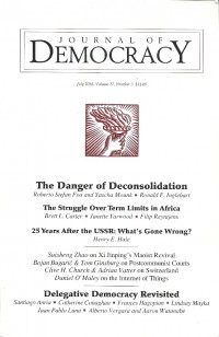 Journal of Democracy July 2016, Volume 27, Number 3