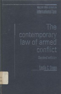 The contemporary law of armed conflicts