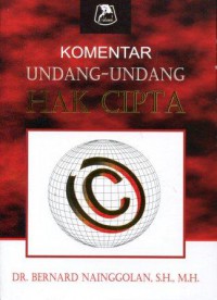 Komentar Undang-Undang Hak Cipta