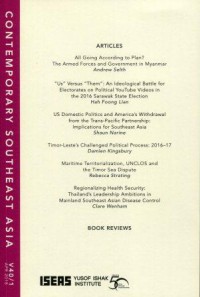 Contemporary Southeast Asia V40/1 Apr 2018
