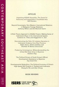 Contemporary Southeast Asia V40/3 Dec 2018