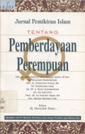 Jurnal pemikiran Islam tentang pemberdayaan perempuan