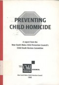 Preventing Child Homicide: A Report From the New South Wales Child Protection Council