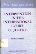 Intervention in the International Court of Justice