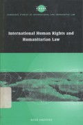 International human rights and humanitarian law