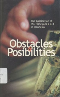 Obstacles & Posibilities - (6080)