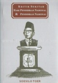Kritik Sekitar Hari Pendidikan Nasional dan Pendidikan Nasional
