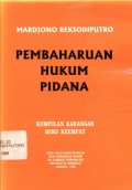 Pembaharuan hukum pidana