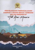 Penyelesaian Permasalahan Dampak Lubang Bekas Tambang dalam Perspektif Hak Asasi Manusia