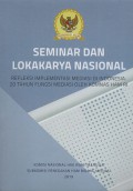 Seminar dan Lokakarya Nasional Refleksi Implementasi Mediasi di Indonesia: 20 Tahun Fungsi Mediasi oleh Komnas HAM RI