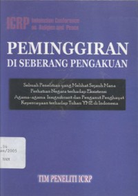 Peminggiran Di Seberang Pengakuan - (6104)