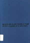 Rule-of-law tools for post-conflict states __(6386)