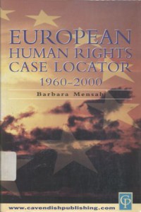 European Human Rights case locator 1960-2000