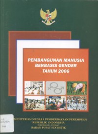 Pembangunan Manusia Berbasis Gender 2006 (6027)